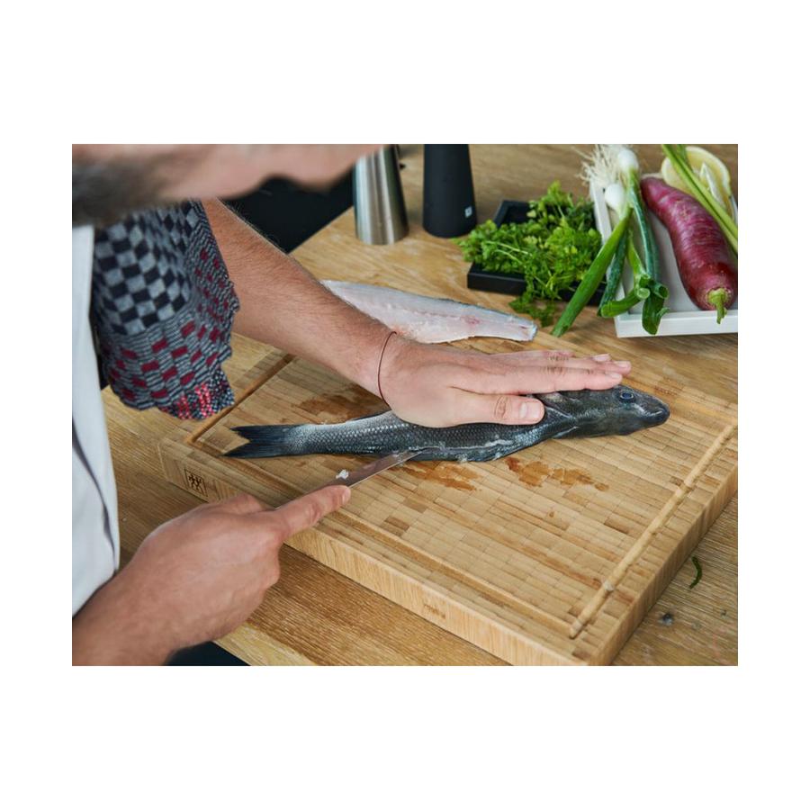 Zwilling Four Star 18cm Filleting Knife Black Black