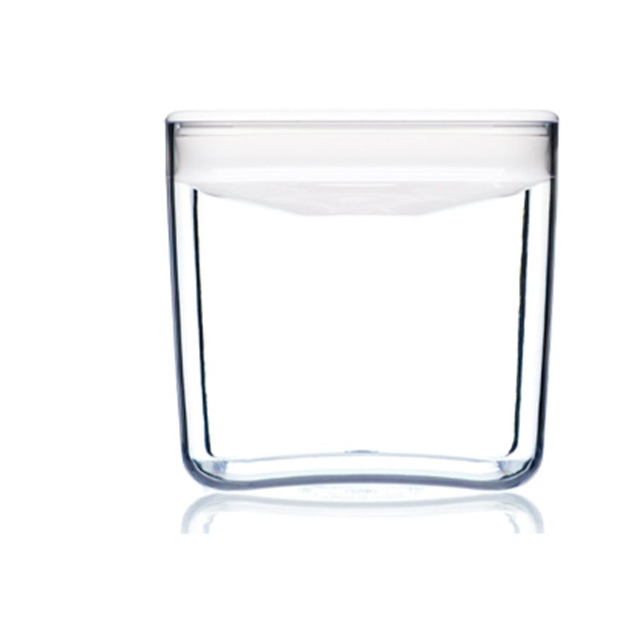 ClickClack Pantry Cube 1.4L Storage Container Set of 4 White White