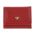 Pierre Cardin Shakira Ladies Leather Snap Button Tri-Fold Wallet Red