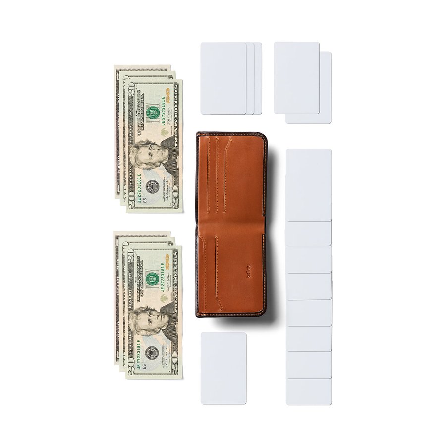 Bellroy RFID Hide & Seek LO Leather Wallet Java Java