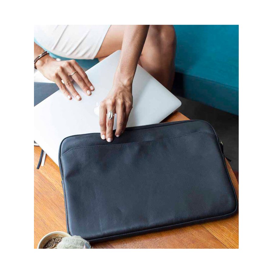Duffle&Co Blackwell 13" Laptop Sleeve Black Black