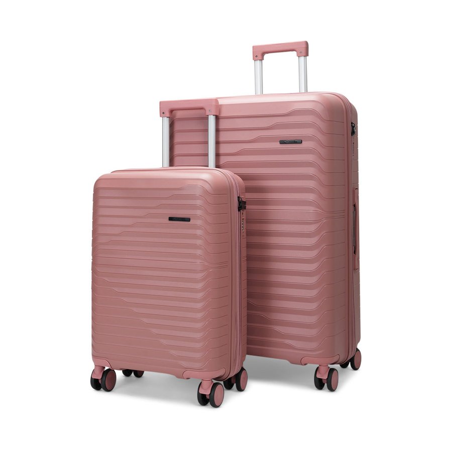 Caselite Summit 56cm & 75cm Hardside Luggage Set Rose Rose