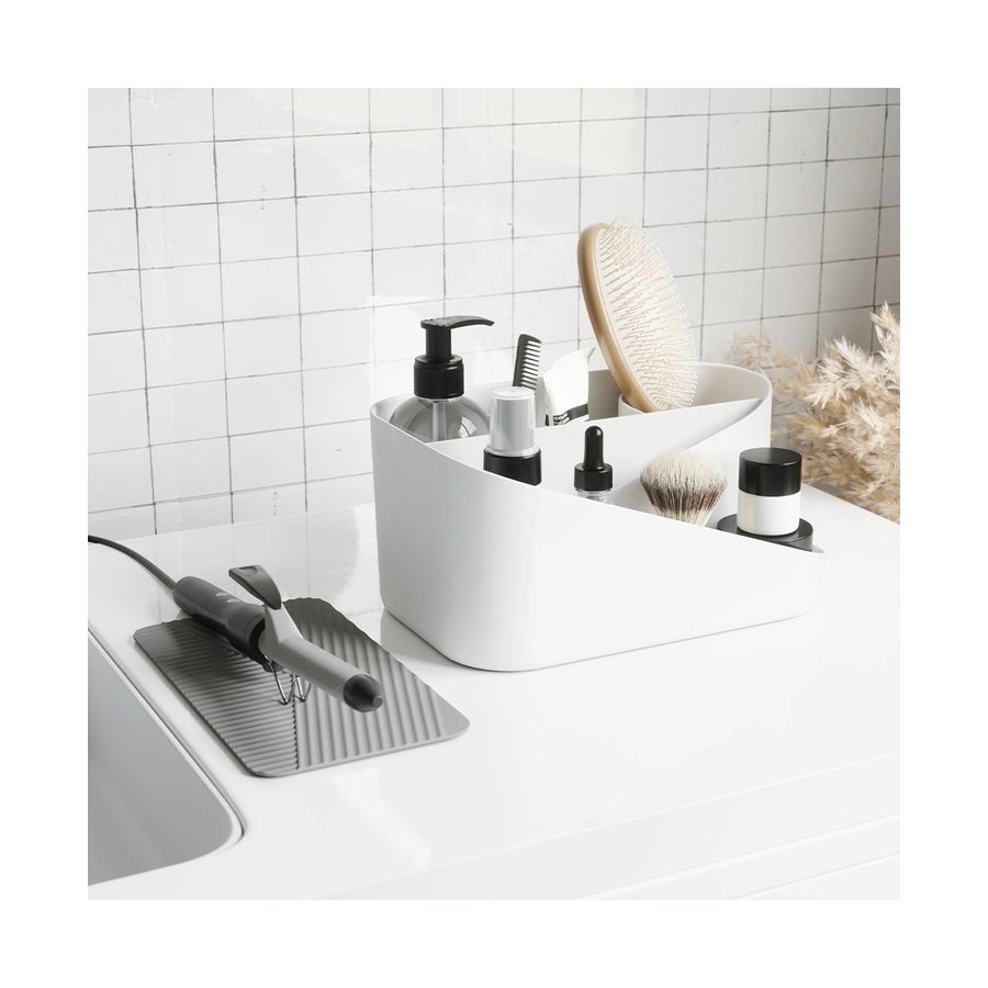 Umbra Glam Hair Tool Organiser White/Charcoal White/Charcoal