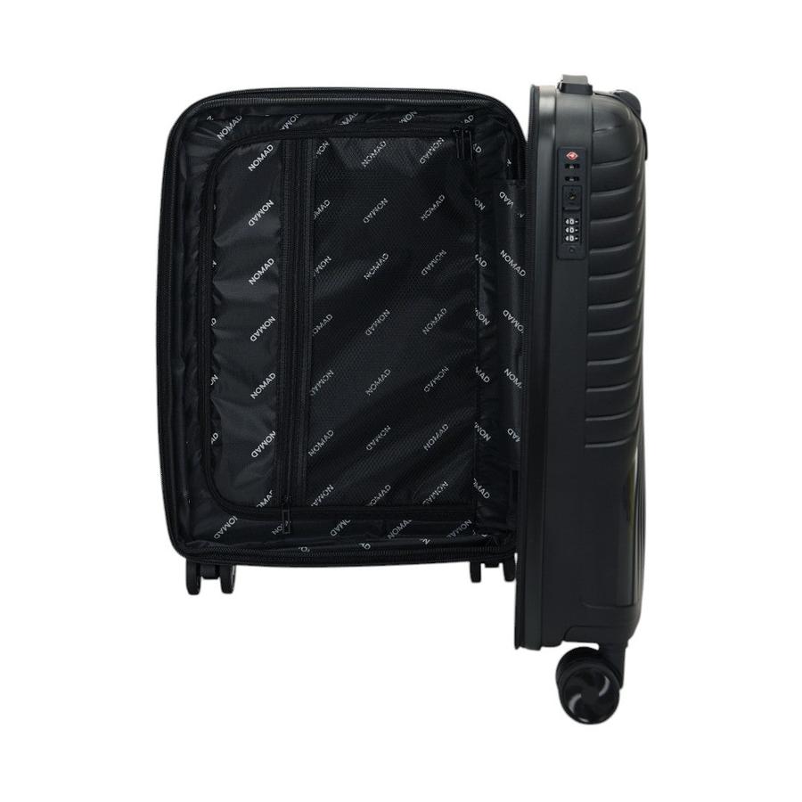 Nomad Journey 56cm Hardside Carry-On Suitcase Black Black