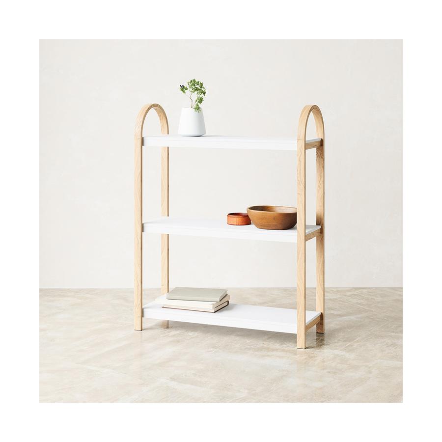 Umbra Bellwood 3 Tier Freestand Shelf White/Natural White/Natural