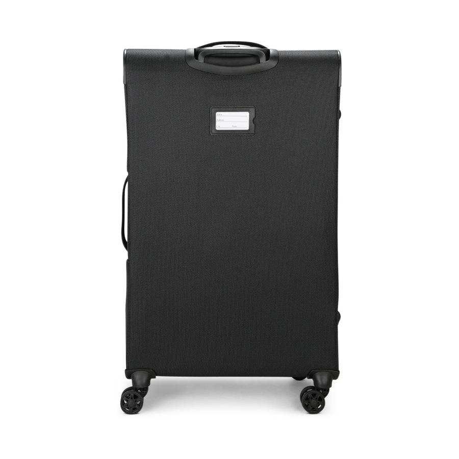 Caselite Ultra 4 Piece Softside Luggage Set Black Black