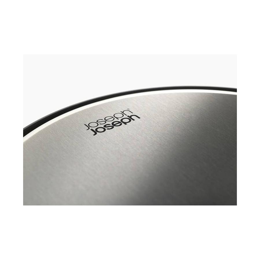 Joseph Joseph Arc 30L Easy Push Pedal Bin Stainless Steel Stainless Steel