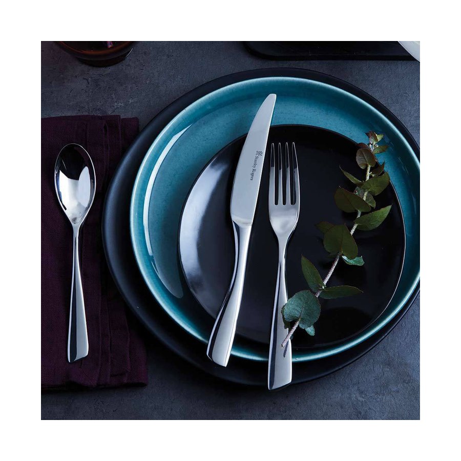 Stanley Rogers Soho 24 Piece Cutlery Set Stainless Steel Stainless Steel