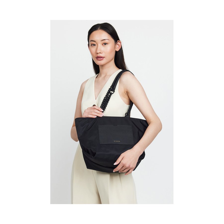 Saben Paris Tote Black Black