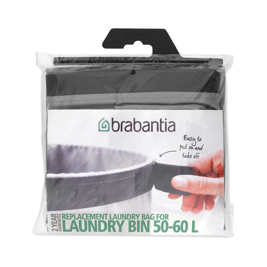 Brabantia Laundry Bin Bag (50-60L) Grey Grey