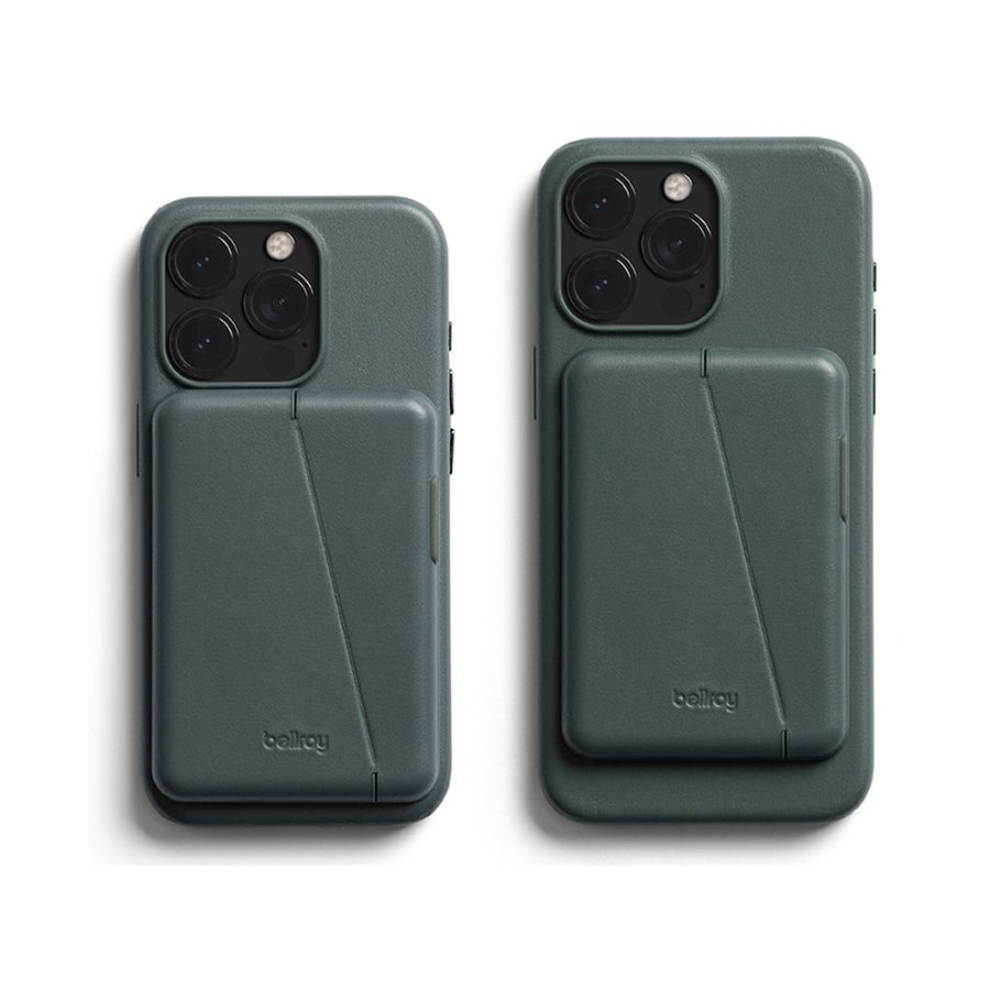 Bellroy iPhone 15 Pro Max Mod Phone Case + Wallet (With Button Add-On) Evergreen Evergreen
