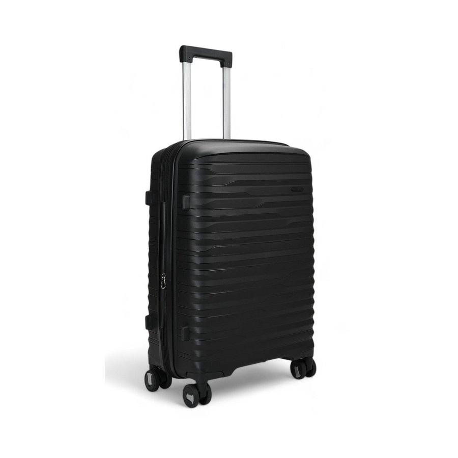 Nomad Discover 56cm & 65cm Hardside Luggage Set Black Black