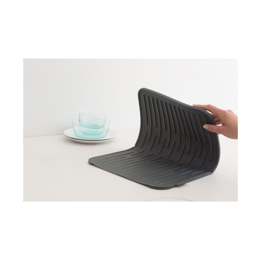 Brabantia Silicone Dish Drying Mat Dark Grey Dark Grey