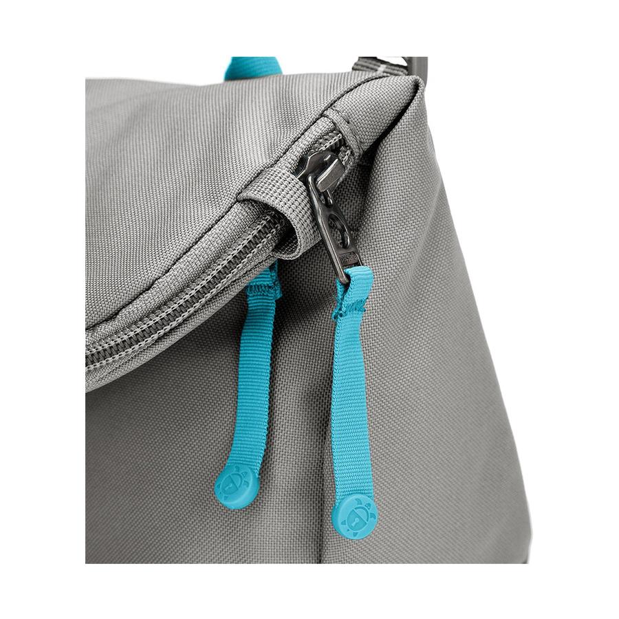 Pacsafe GO Anti-Theft Recycled Saddle Crossbody Bag Stone Stone