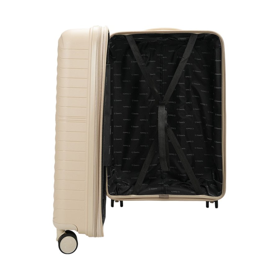 Caselite Summit 56cm & 65cm Hardside Luggage Set Beige Beige