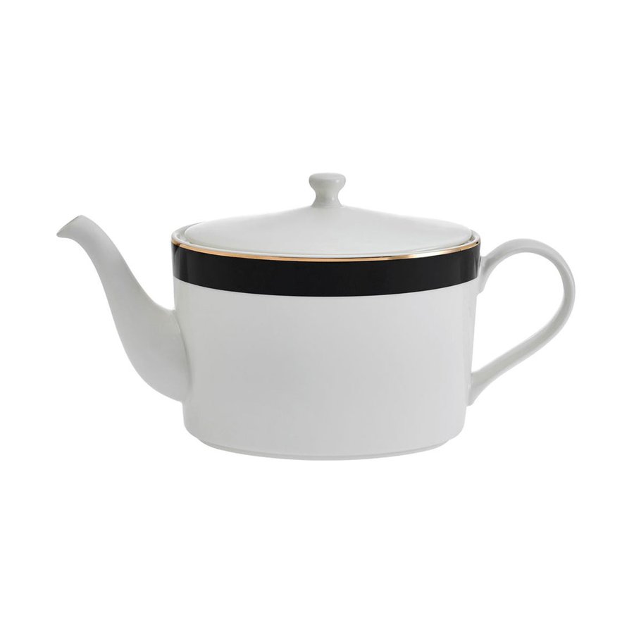 Mikasa Luxe Deco 1.1L China Teapot White White