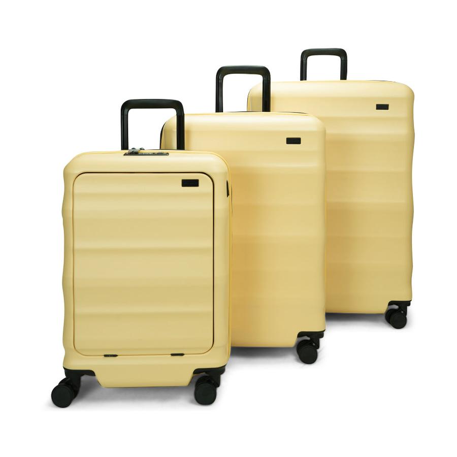 Explorer Luna-Air 55cm Front Access, 63cm & 74cm Hardside Luggage Set Pina Colada Pina Colada