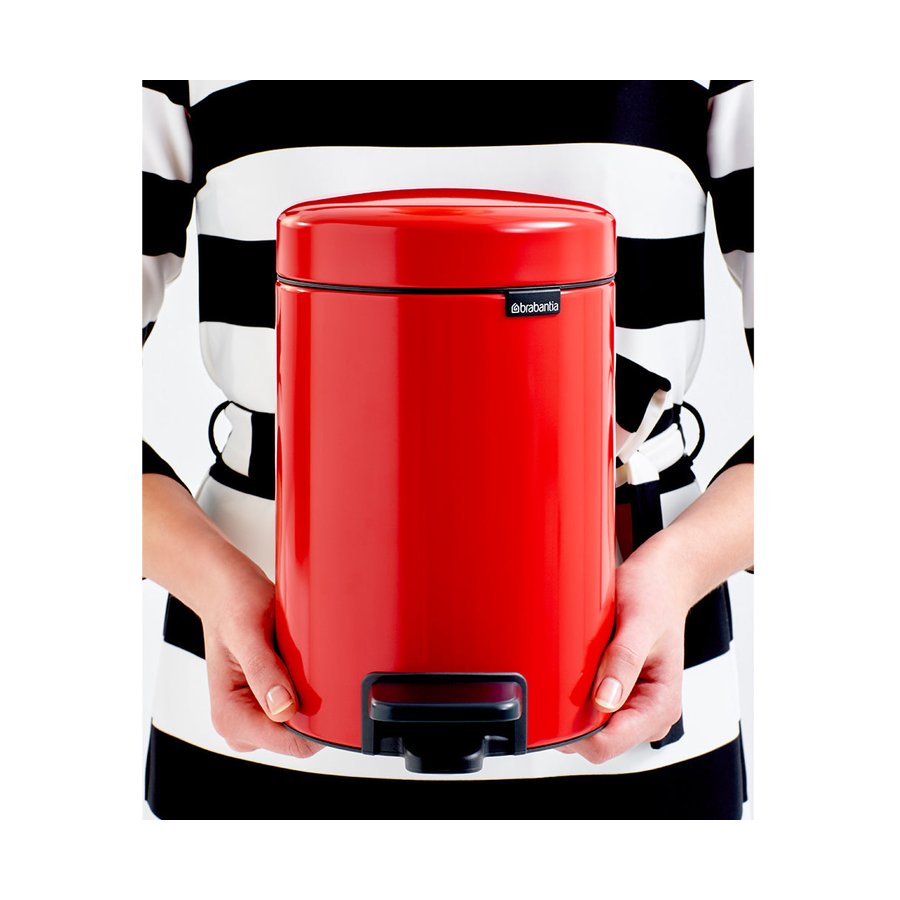 Brabantia NewIcon Pedal Bin (3L) Passion Red Passion Red