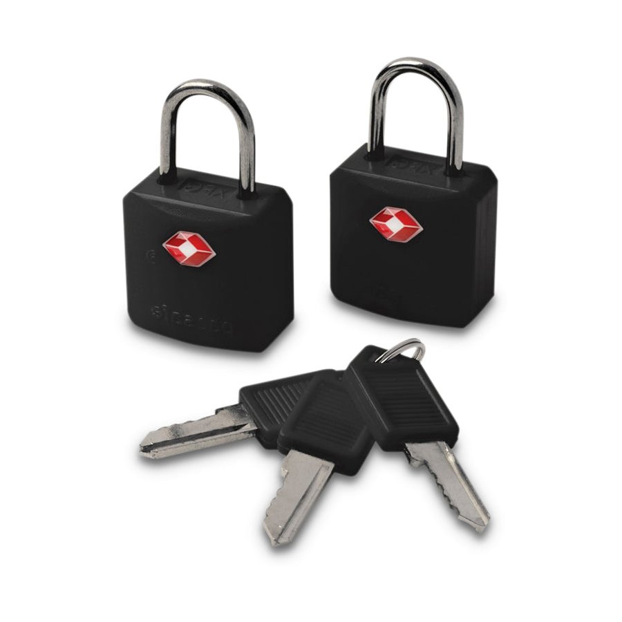 Pacsafe Prosafe 620 TSA Accepted Luggage Locks - 2 Pack Black Black