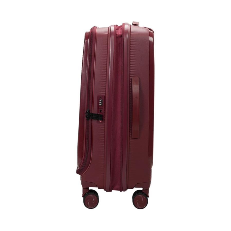 Caselite Venture 57cm & 66cm Top Open Hardside Luggage Set Dark Red Dark Red