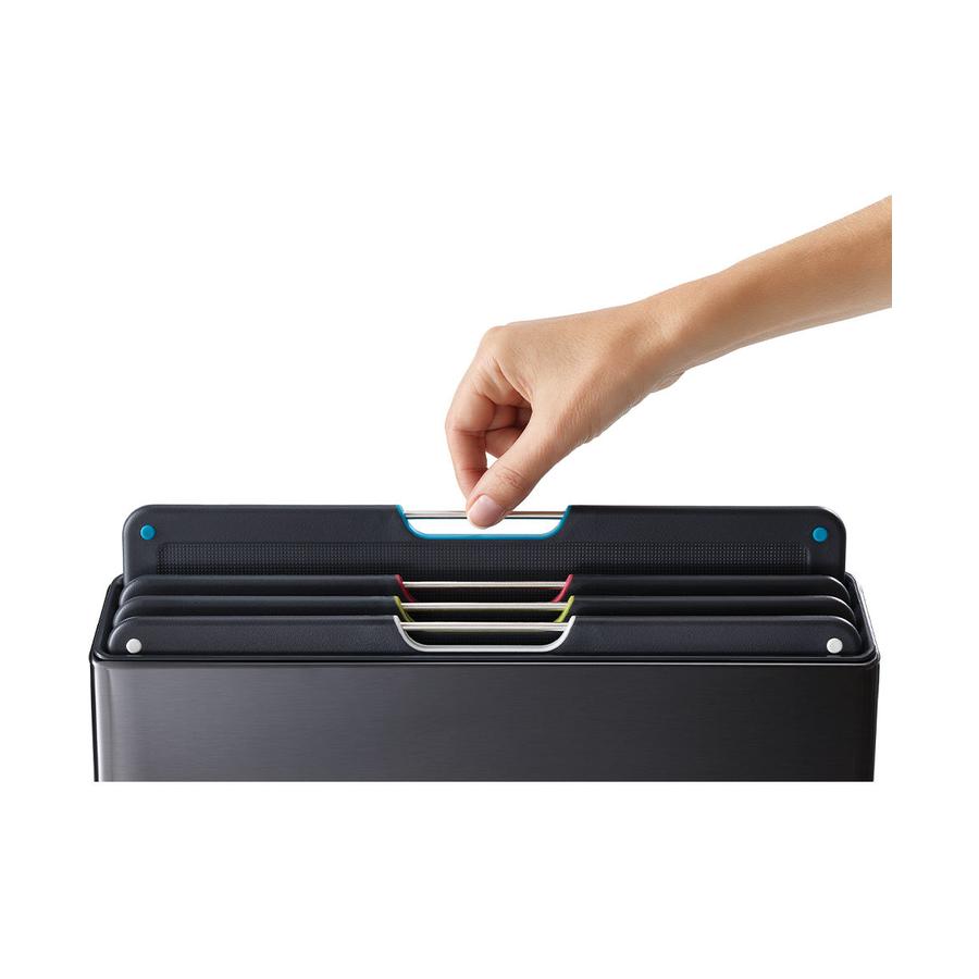 Joseph Joseph Folio Steel 4-Piece Chopping Board Set Carbon Carbon