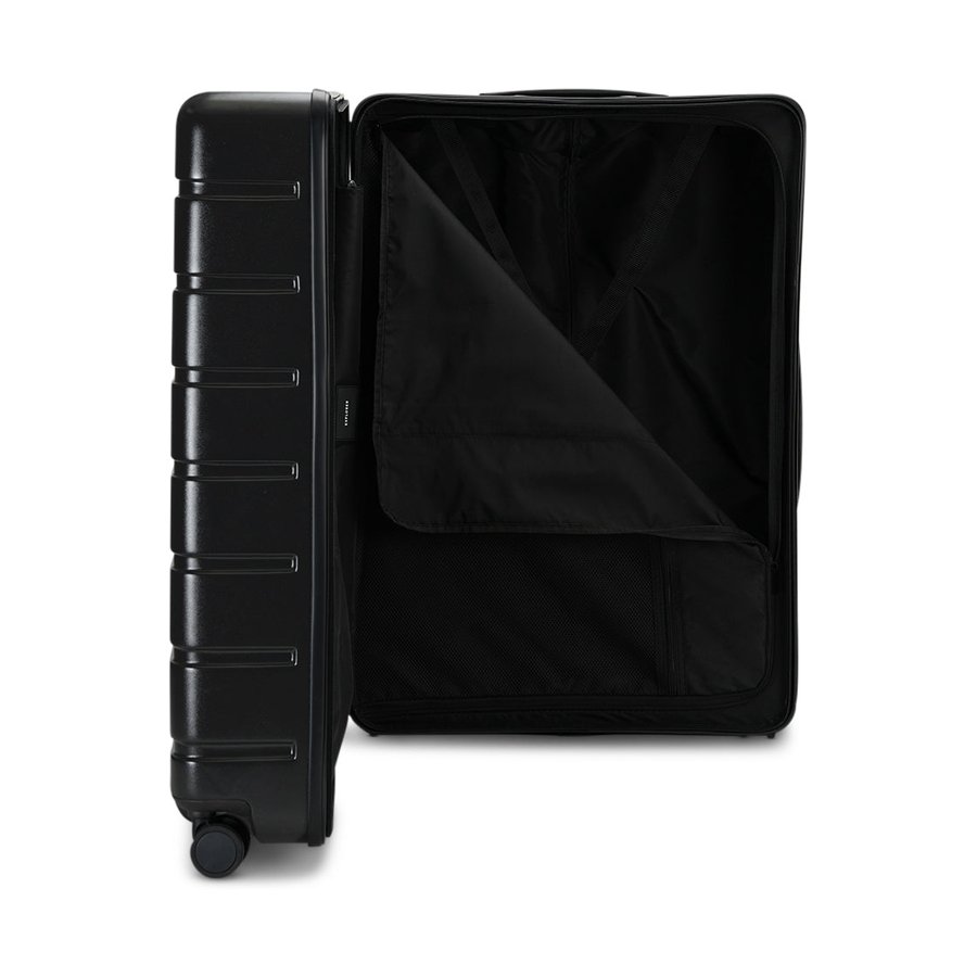 Explorer Arlo Pro 52cm Front Access, 65cm & 75cm Hardside Luggage Set Black Black