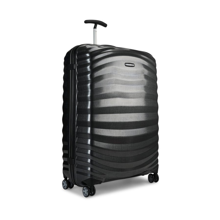 Samsonite Lite-Shock Sport 55cm & 75cm CURV Luggage Set Black Black