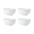 Mikasa Chalk 14cm Porcelain Cereal Bowls (Set of 4) White