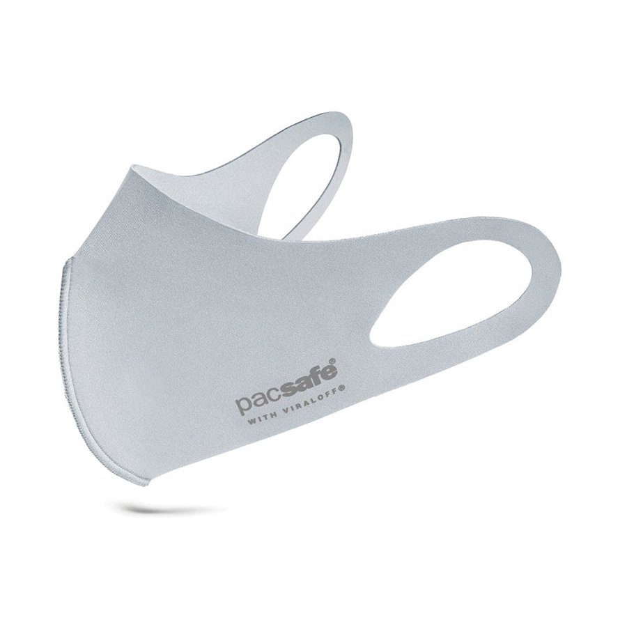 Pacsafe Protective & Reusable ViralOff Face Mask Alo Gray Large