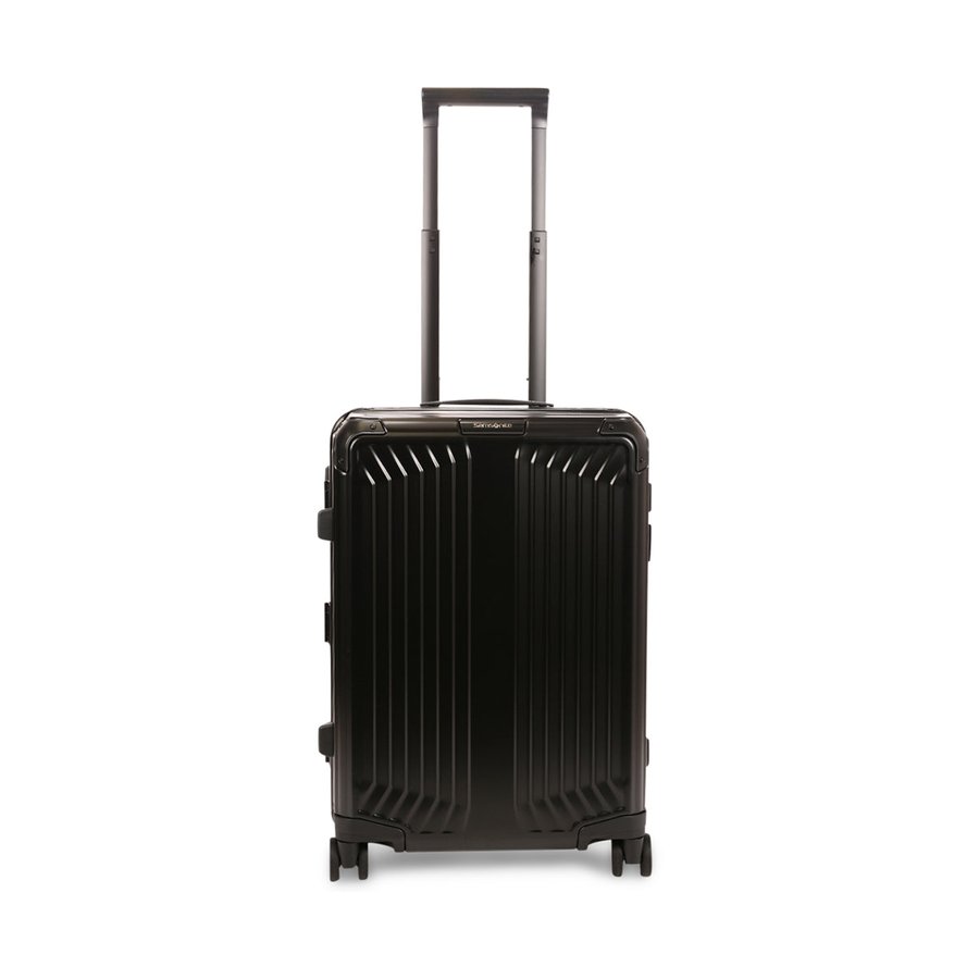 Samsonite Lite-Box ALU 55cm Hardside Carry-On Suitcase Black Black