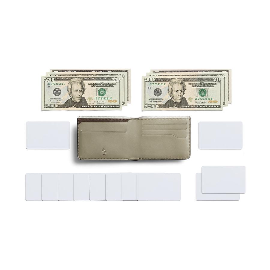 Bellroy RFID Hide & Seek LO Premium Leather Wallet Darkwood Darkwood