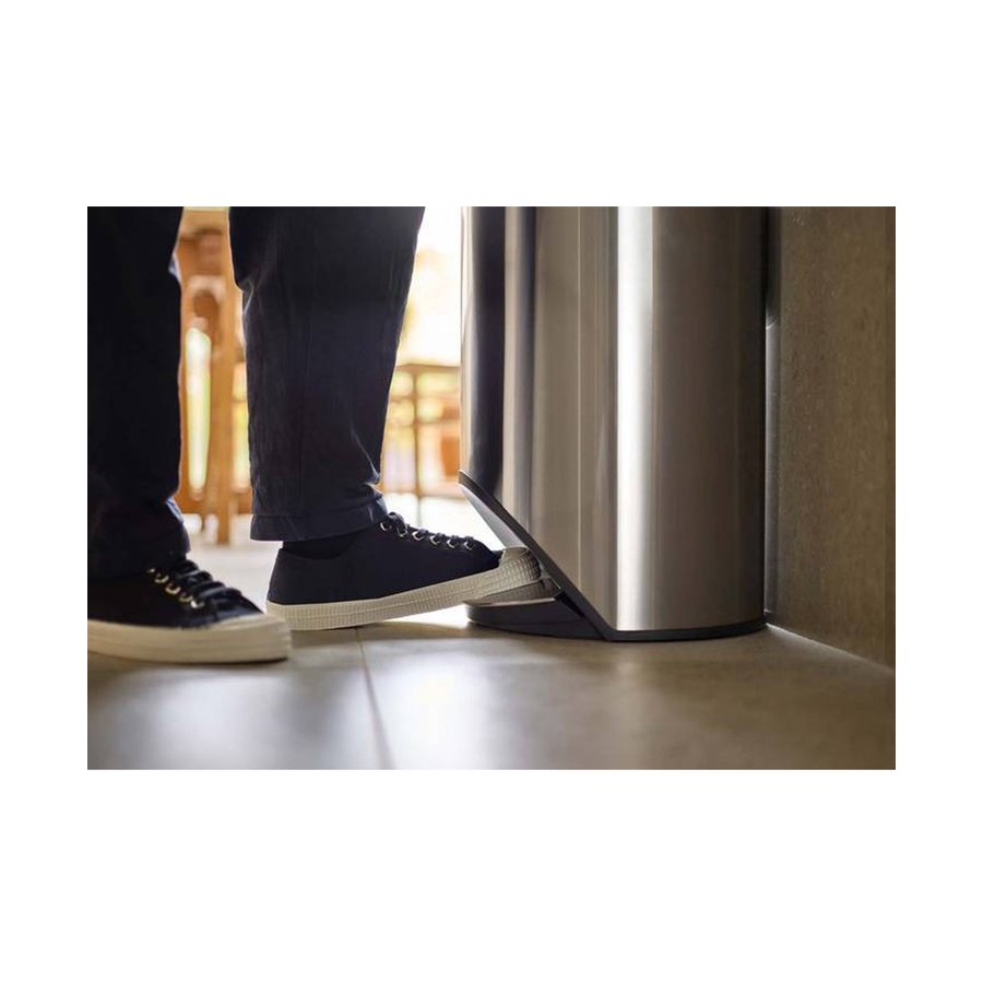 Joseph Joseph Arc 30L Easy Push Pedal Bin Stainless Steel Stainless Steel