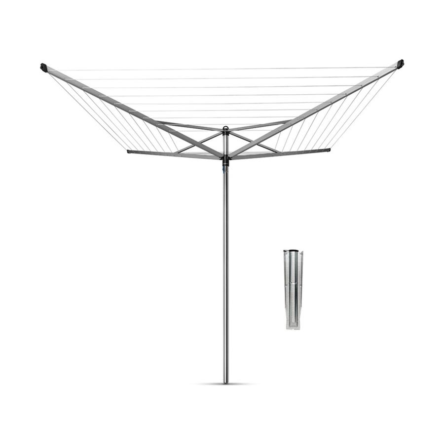 Brabantia Rotary Topspinner Dryer (60m) Metallic Grey Metallic Grey