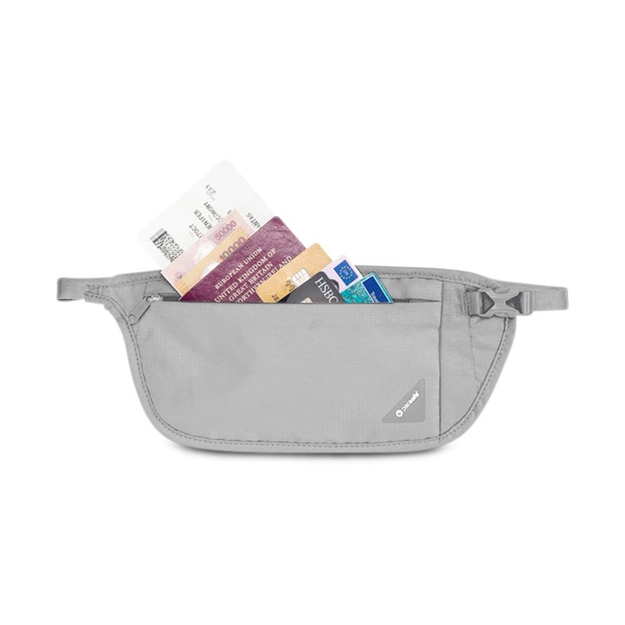 Pacsafe Coversafe V100 RFID Blocking Waist Wallet Grey Grey