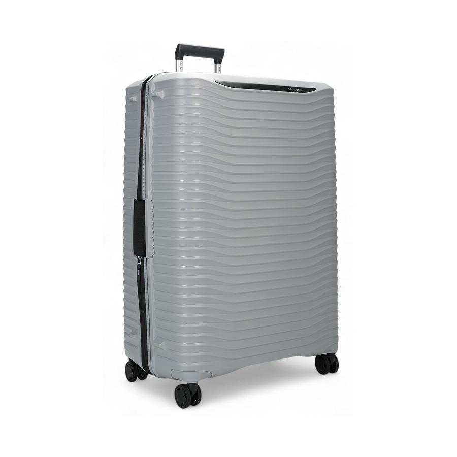 Samsonite Upscape 81cm Hardside Checked Suitcase Platinum Platinum