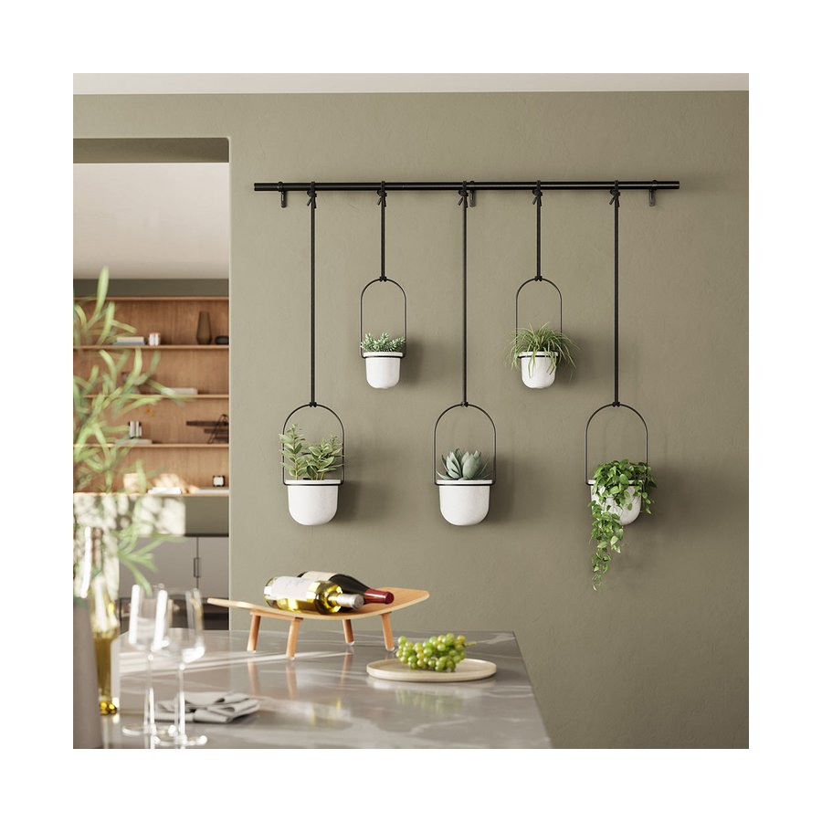 Umbra Triflora Hanging Planter (Set of 5) White White