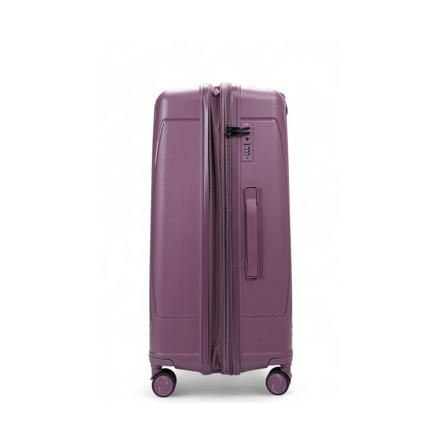 Caselite Quest 56cm, 65cm & 75cm Hardside Luggage Set Purple Purple