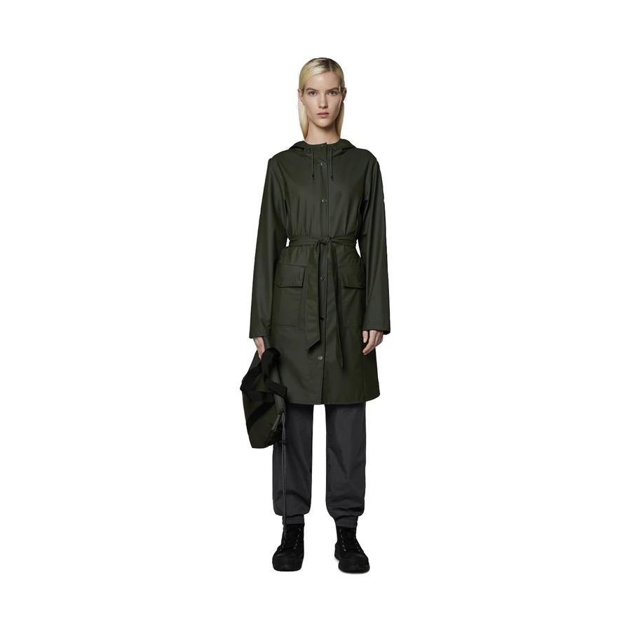 Rains Curve Jacket Green S