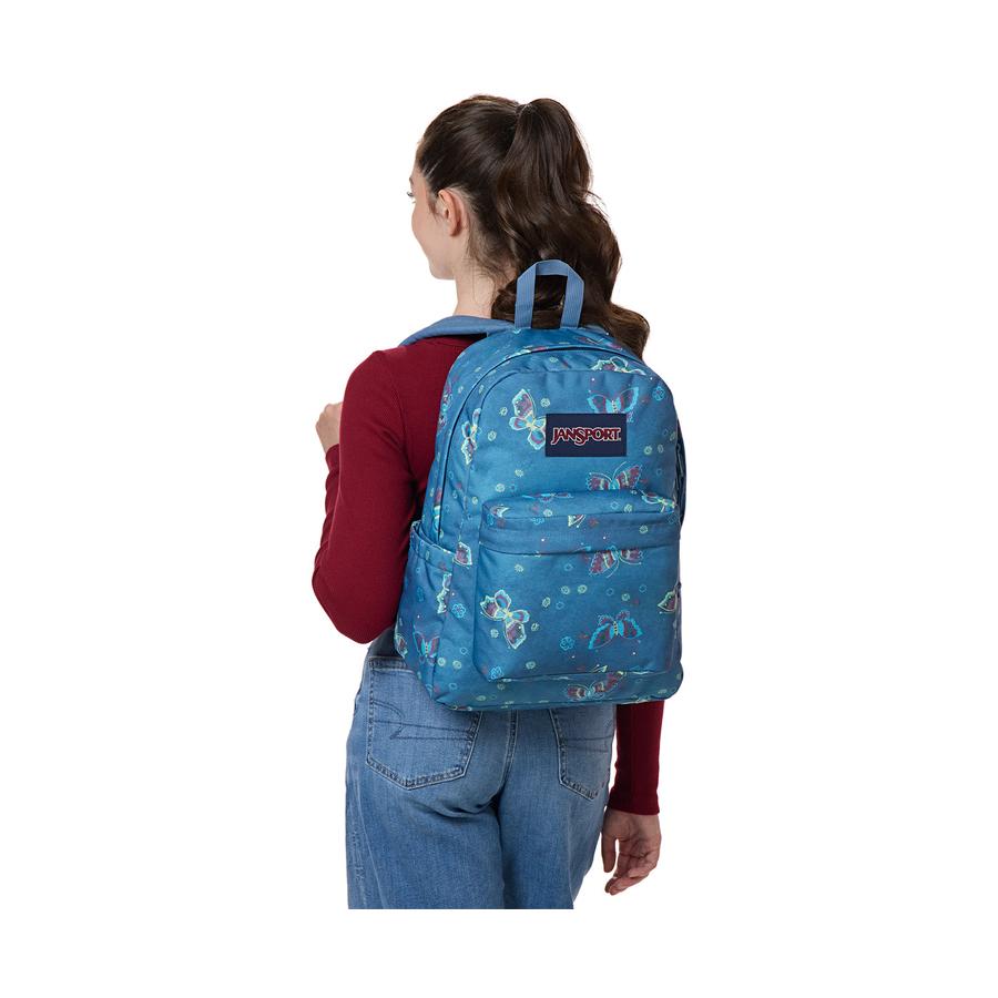 Jansport Superbreak Plus Backpack Butterfly Baddie Butterfly Baddie