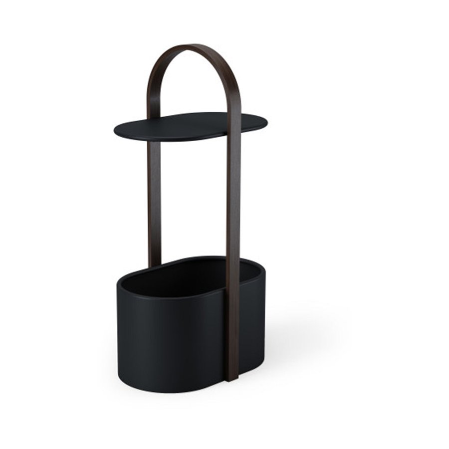 Umbra Bellwood Storage Table Black/Walnut Black/Walnut