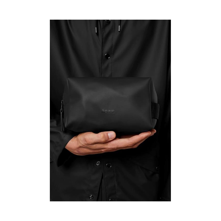 Rains Wash Bag Small Black Black