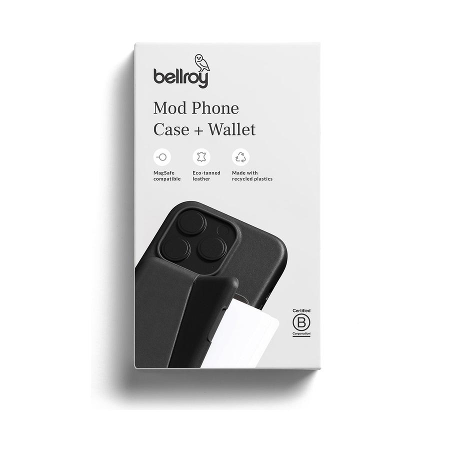 Bellroy iPhone 15 Pro Mod Phone Case + Wallet (With Button Add-On) Cobalt Cobalt