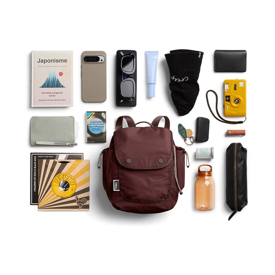 Bellroy Cinch Minipack Burgundy Burgundy