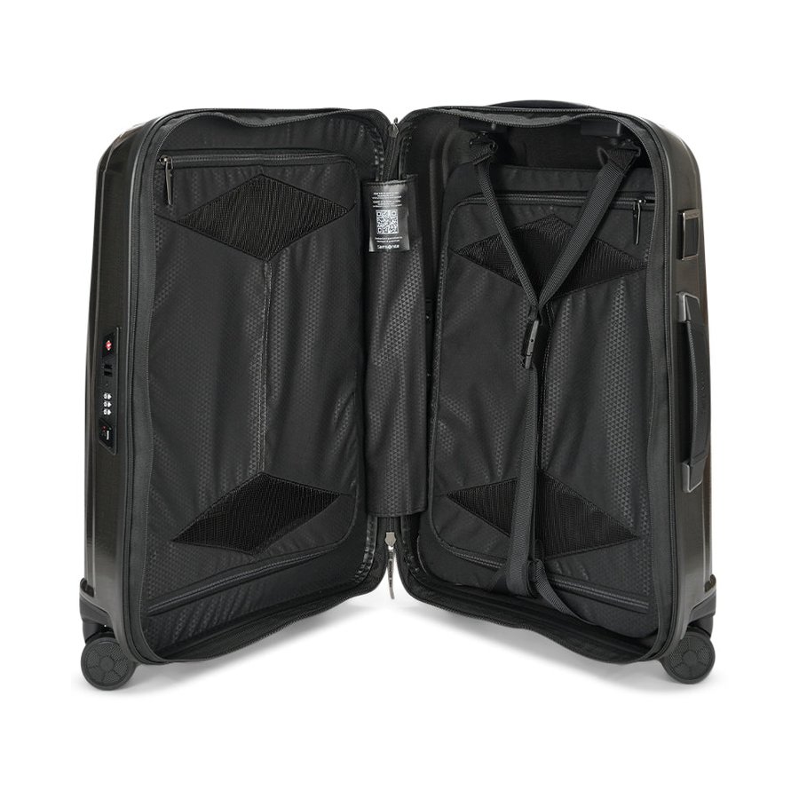 Samsonite Major-Lite 55cm Hardside Carry-On Suitcase Black Black