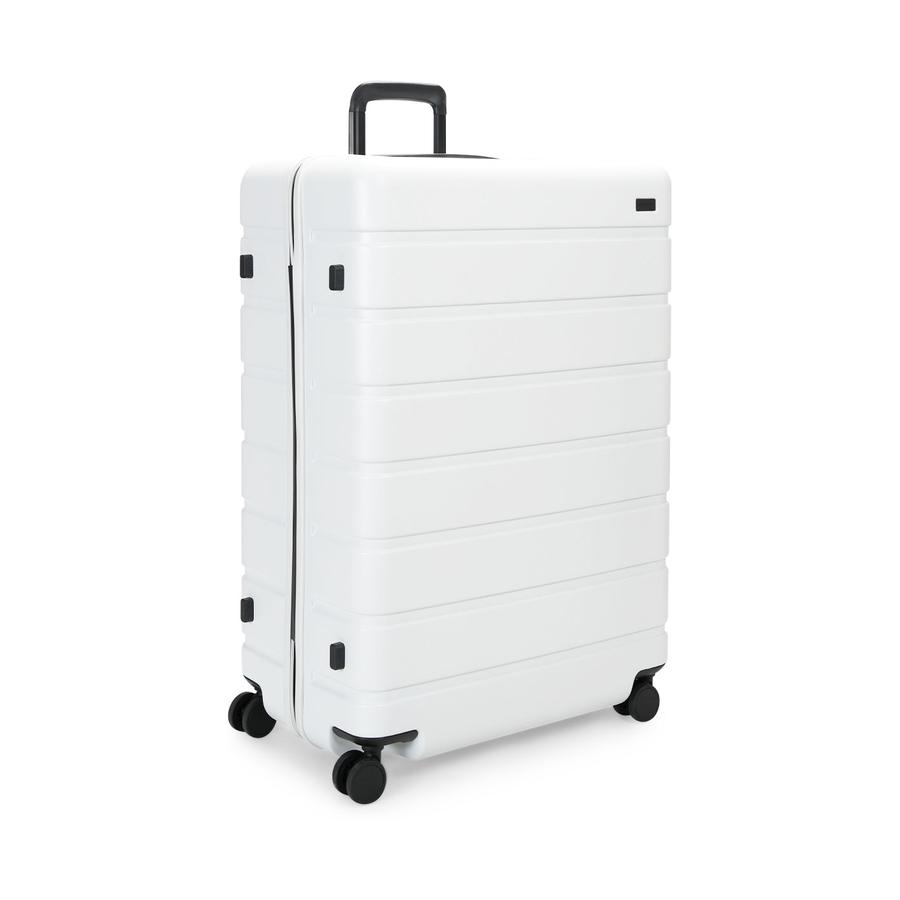 Explorer Arlo Pro 52cm Front Access & 75cm Hardside Luggage Set White White
