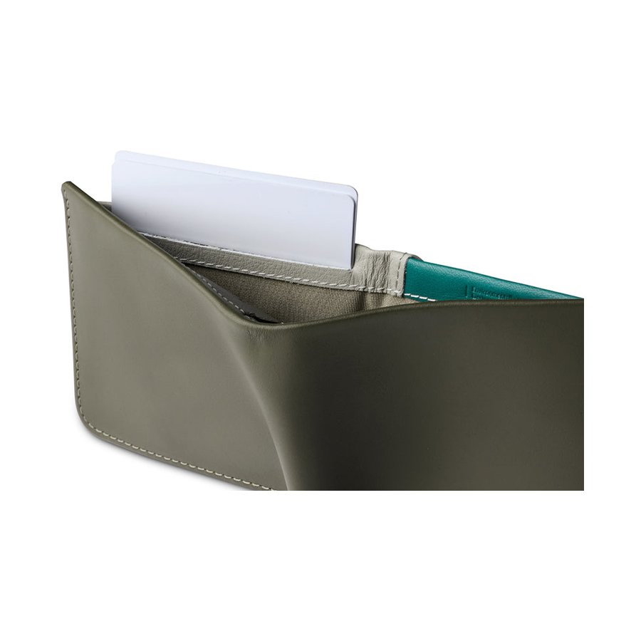 Bellroy RFID Hide & Seek HI Leather Wallet Willow Willow