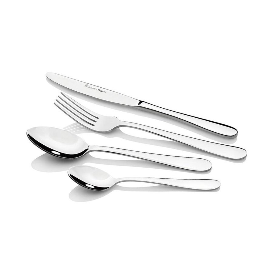 Stanley Rogers Albany 56 Piece Cutlery Set Stainless Steel Stainless Steel