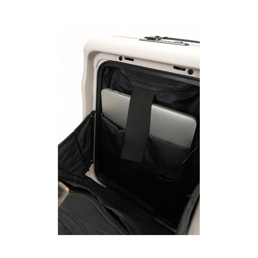 Explorer Luna-Air 55cm Front Access Hardside Carry-On Suitcase Oat Oat