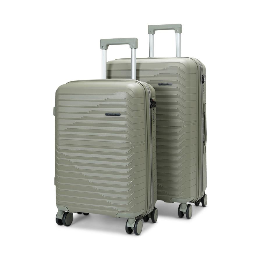 Caselite Summit 56cm & 65cm Hardside Luggage Set Moss Moss