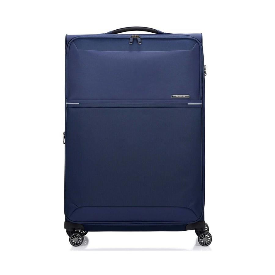 Samsonite 73H 78cm Softside Checked Suitcase Navy Navy